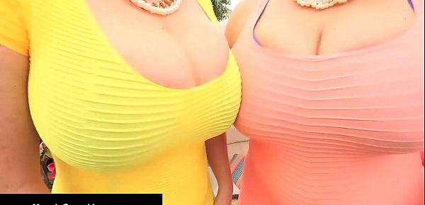  Busty Blonde Maggie Green Masturbating With Angelina Castro!